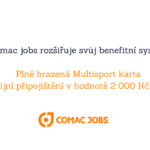 Nové benefity pro zaměstnance Comac jobs!